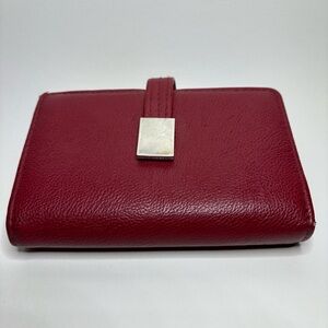Red Wallet Faux Leather by Safe Keeper 5 1/4 x 3”